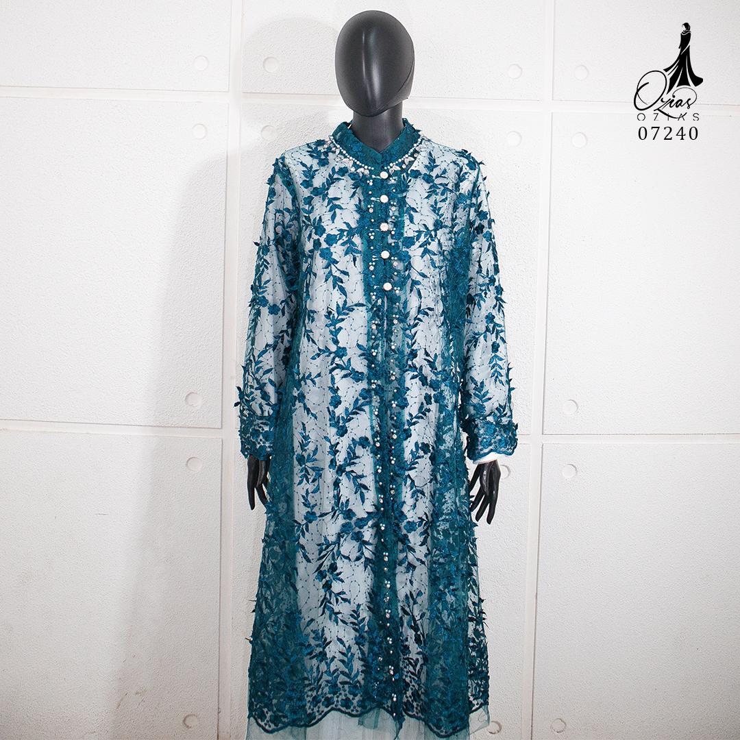 GAMIS OZIAS TILE 07240 LD 105 I Gamis Kondangan Wanita I Gamis Fashion Muslimah