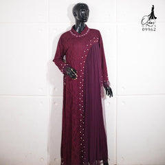 GAMIS INAYA AZURA OZIAS 09962 I Gamis Pesta Kondangan I Gamis wisuda Muslimah I Jumbo 5XL