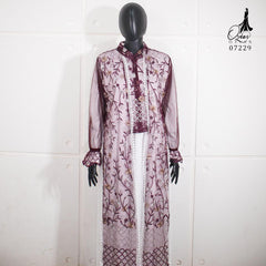 GAMIS OZIAS TILE 07229 LD 105 I Gamis Kondangan Wanita I Gamis Fashion Muslimah