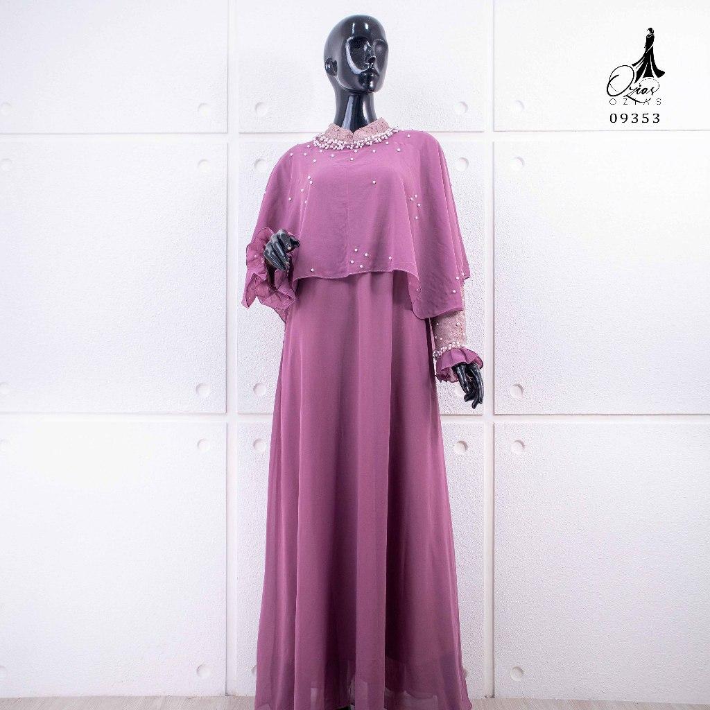 GAMIS OZIAS BROKAT 10 IN 1 09353 LD 105 I Gamis Super Mewah I Gamis kondangan