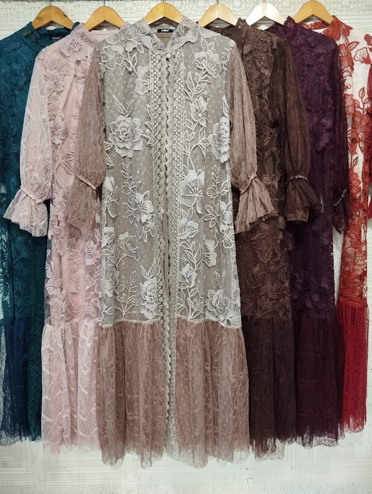 GAMIS OZIAS TILE 07377 LD 105 I Gamis Kondangan Wanita I Gamis Casual Lebaran