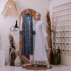 GAMIS OZIAS TILE 07225 LD 105 I Gamis Kondangan Wanita I Gamis Fashion Remaja
