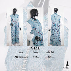 GAMIS OZIAS TILE 07226 LD 105 I Gamis Kondangan Wanita I Gamis Casual Wisuda