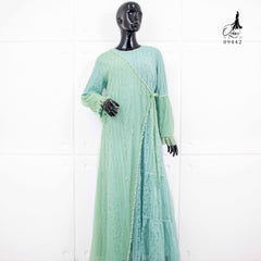 GAMIS OZIAS BROKAT 09442 LD 105 I Gamis Kondangan Fashion I Gamis Remaja Wisuda Muslimah Nyaman Panjang