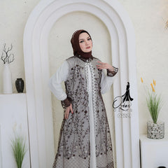 GAMIS OZIAS TILE 07221 LD 105 I Gamis Kondagan Wanita I Gamis Fashion Remaja