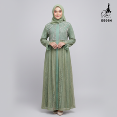 GAMIS OZIAS BROKAT PREMIUM 09984 LD 105 I Gamis Kondangan Cantik I Fashion Remaja Wisuda Muslim Nyaman