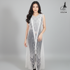 VEST OZIKO OUTER TILE HANA 03234 LD 105 120 I Outer Kondangan Wanita I Outer Fashion Casual 2XL