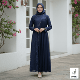 GAMIS OZIAS BROKAT INAYA HARUKA FIMELA 09883 Ld 80 95 105 120 140 I Gamis Dewasa Ibu Dan Anak I Gamis Wisuda Wanita I Gamis Kondangan Pesta I Gamis Bridesmaid I Pakaian Muslimah Cantik
