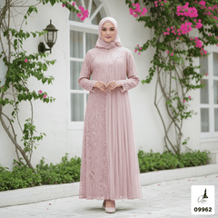 GAMIS INAYA AZURA OZIAS 09962 I Gamis Pesta Kondangan I Gamis wisuda Muslimah I Jumbo 5XL