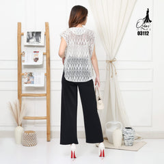 VEST OUTER OZIKO BROKAT 03112 LD 105 I Outer Kondangan Wanita I Cardigan Simpel Wanita Santai
