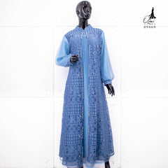 GAMIS OZIAS BROKAT FIMELA 09469 LD 105 120 140 I Fashion Muslimah Hijab I Gamis Kondangan Simpel Nyaman Panjang Santai Dress 2XL 4XL