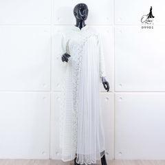 GAMIS INAYA BALIYA OZIAS 09901 I Gamis Pesta kondangan I Hijab Fashion I Jumbo  LD 105 LD 120 LD 140 I Dress Mewah Brokat
