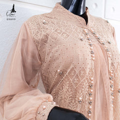 GAMIS OZIAS BROKAT FLORANCE 09899 LD 105 I Gamis Fashion Muslimah I Dress Home Nyaman Panjang