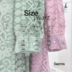 GAMIS OZIAS BROKAT FIMELA 09851 LD 105 I Gamis Moscrepe Simpel I Gamis Kondagan Muslim Panjang