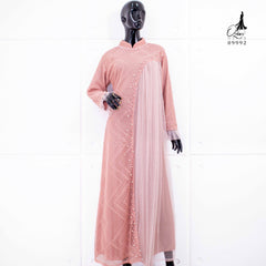 GAMIS OZIAS BROKAT INAYA 09992 LD 105 I Gamis Wisuda Cantik I Gamis Pesta Lamaran Muslim Nyaman 2XL