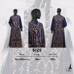 GAMIS OZIAS TILE 07241 LD 105 I Gamis Kondangan Wanita I Gamis Fashion Casual