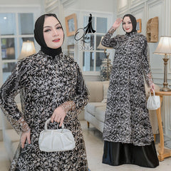 VEST OUTER OZIKO 03236 LD 105 I Outer Dalaman Casual I Outer Fashion Muslimah