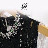 OZIKO VEST OUTER OZIKO BROKAT HANA 03221
