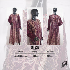 VEST OUTER TILE OZIKO 03341 LD 105 | Outer Pesta Elegan | Outer Mewah