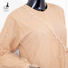 GAMIS OZIAS BROKAT 09442 LD 105 I Gamis Kondangan Fashion I Gamis Remaja Wisuda Muslimah Nyaman Panjang