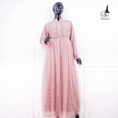 GAMIS OZIAS BROKAT FIMELA 09465 LD 80 95 105 120 I Gamis Fashion Muslimah Anak I Gamis Lebaran Busui Friendly 2XL