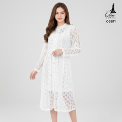 VEST OUTER OZIKO BROKAT BALIYA 03811 LD 105 I Outer Kondangan Brokat I Outer Fashion Remaja Muslim