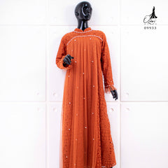 GAMIS OZIAS BROKAT FIMELA 09933 LD 105 120 140 I Gamis Kondangan Jumbo I Fashion Muslimah I Jumbo 2XL 4XL
