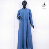 GAMIS OZIAS BROKAT FIMELA 09933 LD 105 120 140 I Gamis Kondangan Jumbo I Fashion Muslimah I Jumbo 2XL 4XL