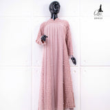 GAMIS OZIAS BROKAT FIMELA 09933 LD 105 120 140 I Gamis Kondangan Jumbo I Fashion Muslimah I Jumbo 2XL 4XL
