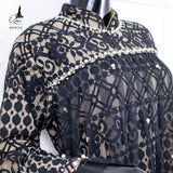 GAMIS OZIAS BROKAT FIMELA 09933 LD 105 120 140 I Gamis Kondangan Jumbo I Fashion Muslimah I Jumbo 2XL 4XL