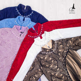 GAMIS OZIAS BROKAT INAYA FIORA 09942 Ld 80 95 105 120 140 I Gamis Dewasa Ibu Dan Anak I Gamis Wisuda Wanita I Gamis Kondangan Pesta I Gamis Bridesmaid I Pakaian Muslimah Jumbo 2XL 4XL