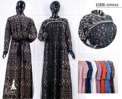 GAMIS OZIAS BROKAT FIMELA 09933 LD 105 120 140 I Gamis Kondangan Jumbo I Fashion Muslimah I Jumbo 2XL 4XL