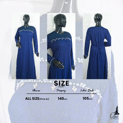 GAMIS OZIAS BROKAT 09328 LD 105 I Gamis Kondangan Cantik I Gamis Fashion Remaja