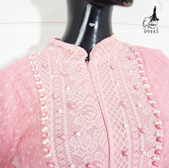 GAMIS OZIAS BROKAT 09443 LD 105 I Gamis Busui Kondangan I Gamis Remaja Wisuda