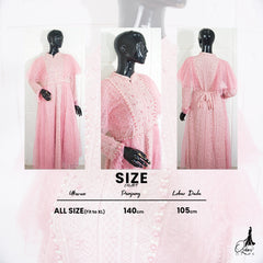 GAMIS OZIAS BROKAT 09443 LD 105 I Gamis Busui Kondangan I Gamis Remaja Wisuda
