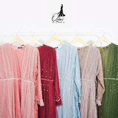 GAMIS OZIAS BROKAT 09495 LD 105 I Gamis Kondangan Cantik I Gamis Fashion Muslimah