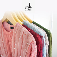 GAMIS OZIAS BROKAT 09495 LD 105 I Gamis Kondangan Cantik I Gamis Fashion Muslimah