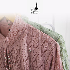 GAMIS OZIAS BROKAT CORNELI 09553 LD 105 | Gamis Pesta Wisuda | Gamis Mewah