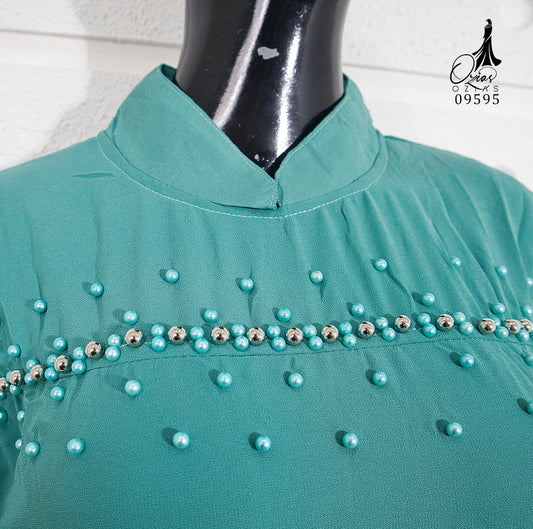 GAMIS OZIAS CERUTY 09595 LD 105 I Gamis Kondangan Cantik I Gamis Casual