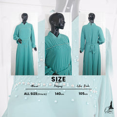 GAMIS OZIAS CERUTY 09595 LD 105 I Gamis Kondangan Cantik I Gamis Casual
