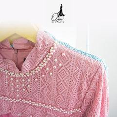 GAMIS OZIAS BROKAT 09672 LD 105 I Gamis Kondangan Remaja Simpel I Gamis Pengajian Muslimah Wanita