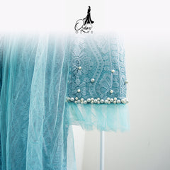 GAMIS OZIAS BROKAT 09684 LD 105 I Gamis Pesta Simpel I Gamis Kondangan Cantik
