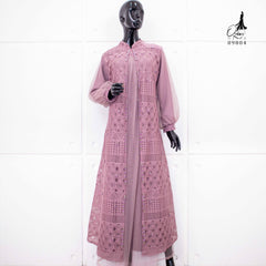 GAMIS OZIAS BROKAT FIMELA 09804 I Fashion Muslimah Hijab I Gamis Kondangan Simpel Nyaman Panjang Santai Dress
