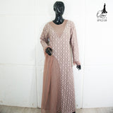 GAMIS OZIAS BROKAT POLKA 09218 LD 105 & LD 120 I Gamis Fashion Remaja I Gamis Pesta Kondangan Muslim Nyaman Dress Mewah
