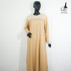 GAMIS OZIAS BROKAT 09328 LD 105 I Gamis Kondangan Cantik I Gamis Fashion Remaja