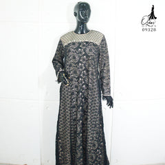GAMIS OZIAS BROKAT 09328 LD 105 I Gamis Kondangan Cantik I Gamis Fashion Remaja