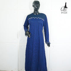 GAMIS OZIAS BROKAT 09328 LD 105 I Gamis Kondangan Cantik I Gamis Fashion Remaja
