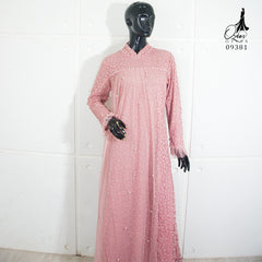 GAMIS OZIAS BROKAT STAR 09381 LD 105 I Gamis Kondangan Simpel I Gamis Fashion Muslimah