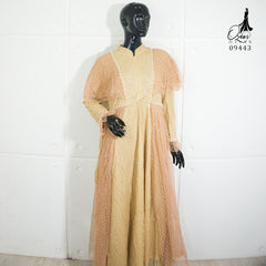GAMIS OZIAS BROKAT 09443 LD 105 I Gamis Busui Kondangan I Gamis Remaja Wisuda