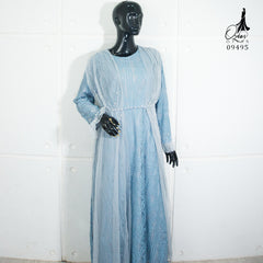 GAMIS OZIAS BROKAT 09495 LD 105 I Gamis Kondangan Cantik I Gamis Fashion Muslimah